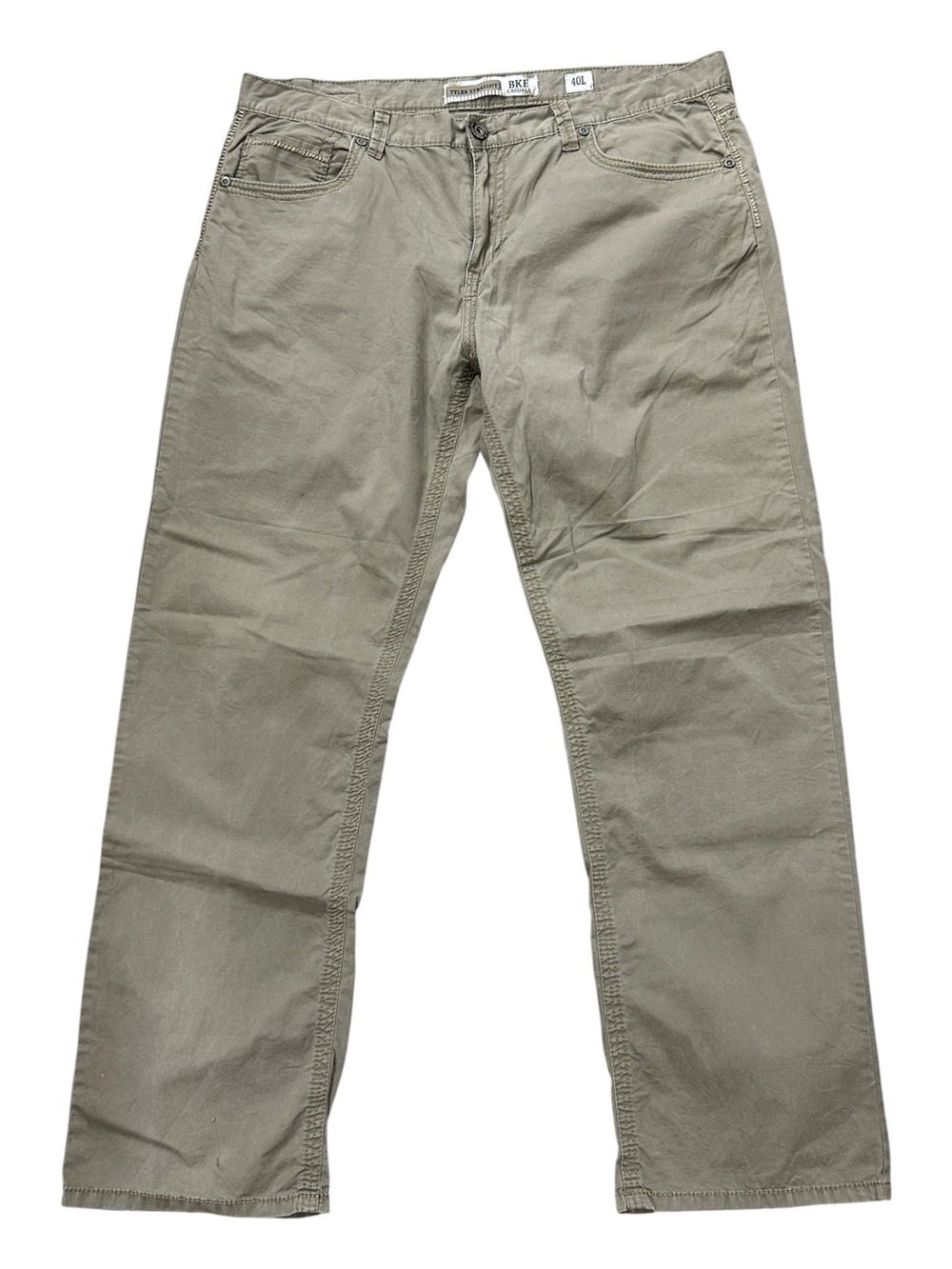 BKE Mens Tyler Straight Khaki Pants
